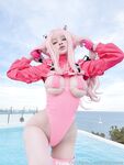 Cosplayer ngực to hổ trắng @Hidori Rose OnlyFans Đăng ký Xem