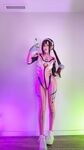 Cosplayer ngực to hổ trắng @Hidori Rose OnlyFans Đăng ký Xem