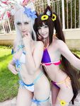 Cosplayer ngực to hổ trắng @Hidori Rose OnlyFans Đăng ký Xem