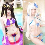Cosplayer ngực to hổ trắng @Hidori Rose OnlyFans Đăng ký Xem