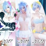 Cosplayer ngực to hổ trắng @Hidori Rose OnlyFans Đăng ký Xem