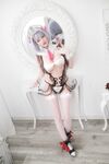 Cosplayer ngực to hổ trắng @Hidori Rose OnlyFans Đăng ký Xem