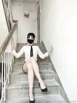 Twitter 440,000 tagahanga Loli network dilaw na "Miao Jiang" "MiaoMjiang" NG malakihang erotikong sayaw pribadong larawan sinaunang kasuutan itim na seda mahabang binti Chinese at Western mixed style na hubad na sayaw