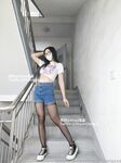 Twitter 440,000 tagahanga Loli network dilaw na "Miao Jiang" "MiaoMjiang" NG malakihang erotikong sayaw pribadong larawan sinaunang kasuutan itim na seda mahabang binti Chinese at Western mixed style na hubad na sayaw
