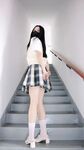 Twitter 440,000 tagahanga Loli network dilaw na "Miao Jiang" "MiaoMjiang" NG malakihang erotikong sayaw pribadong larawan sinaunang kasuutan itim na seda mahabang binti Chinese at Western mixed style na hubad na sayaw