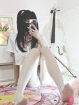 Twitter 440,000 tagahanga Loli network dilaw na "Miao Jiang" "MiaoMjiang" NG malakihang erotikong sayaw pribadong larawan sinaunang kasuutan itim na seda mahabang binti Chinese at Western mixed style na hubad na sayaw