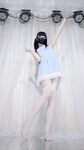 Twitter 440,000 tagahanga Loli network dilaw na "Miao Jiang" "MiaoMjiang" NG malakihang erotikong sayaw pribadong larawan sinaunang kasuutan itim na seda mahabang binti Chinese at Western mixed style na hubad na sayaw