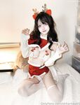 [2025 aliran keluar terbaru] Masin dan manis OnlyFans dewi super awek [Okita Rinka Rinka] rusa Santa Claus