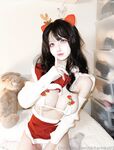 [2025 aliran keluar terbaru] Masin dan manis OnlyFans dewi super awek [Okita Rinka Rinka] rusa Santa Claus