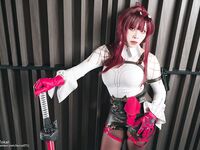 Tokar浵卡国内极品二次元福利姬cos卡芙卡巨乳白虎口交干炮