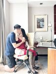 Hot contrast sexy beauty "Tutu" at ang kanyang mga girlfriends VIP group Xiuhe group wedding dress face oral sex, magandang sexy wedding bride super contrast full version welfare ①
