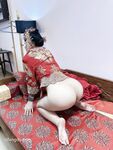 Hot contrast sexy beauty "Tutu" at ang kanyang mga girlfriends VIP group Xiuhe group wedding dress face oral sex, magandang sexy wedding bride super contrast full version welfare ①