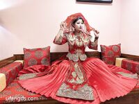 Hot contrast sexy beauty "Tutu" at ang kanyang mga girlfriends VIP group Xiuhe group wedding dress face oral sex, magandang sexy wedding bride super contrast full version welfare ①
