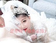Hot contrast sexy beauty "Tutu" at ang kanyang mga girlfriends VIP group Xiuhe group wedding dress face oral sex, magandang sexy wedding bride super contrast full version welfare ①