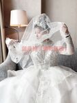 Hot contrast sexy beauty "Tutu" at ang kanyang mga girlfriends VIP group Xiuhe group wedding dress face oral sex, magandang sexy wedding bride super contrast full version welfare ①