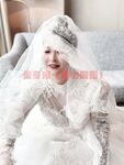 Hot contrast sexy beauty "Tutu" at ang kanyang mga girlfriends VIP group Xiuhe group wedding dress face oral sex, magandang sexy wedding bride super contrast full version welfare ①