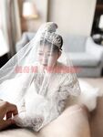 Hot contrast sexy beauty "Tutu" at ang kanyang mga girlfriends VIP group Xiuhe group wedding dress face oral sex, magandang sexy wedding bride super contrast full version welfare ①