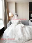 Hot contrast sexy beauty "Tutu" at ang kanyang mga girlfriends VIP group Xiuhe group wedding dress face oral sex, magandang sexy wedding bride super contrast full version welfare ①