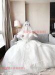 Hot contrast sexy beauty "Tutu" at ang kanyang mga girlfriends VIP group Xiuhe group wedding dress face oral sex, magandang sexy wedding bride super contrast full version welfare ①