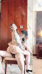 Hot contrast sexy beauty "Tutu" at ang kanyang mga girlfriends VIP group Xiuhe group wedding dress face oral sex, magandang sexy wedding bride super contrast full version welfare ①