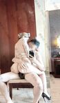 Hot contrast sexy beauty "Tutu" at ang kanyang mga girlfriends VIP group Xiuhe group wedding dress face oral sex, magandang sexy wedding bride super contrast full version welfare ①