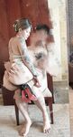 Hot contrast sexy beauty "Tutu" at ang kanyang mga girlfriends VIP group Xiuhe group wedding dress face oral sex, magandang sexy wedding bride super contrast full version welfare ①