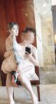 Hot contrast sexy beauty "Tutu" at ang kanyang mga girlfriends VIP group Xiuhe group wedding dress face oral sex, magandang sexy wedding bride super contrast full version welfare ①
