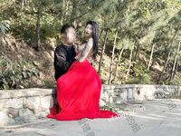 Hot contrast sexy beauty "Tutu" at ang kanyang mga girlfriends VIP group Xiuhe group wedding dress face oral sex, magandang sexy wedding bride super contrast full version welfare ①