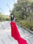 Hot contrast sexy beauty "Tutu" at ang kanyang mga girlfriends VIP group Xiuhe group wedding dress face oral sex, magandang sexy wedding bride super contrast full version welfare ①
