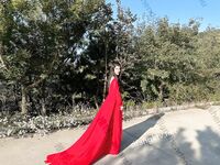 Hot contrast sexy beauty "Tutu" at ang kanyang mga girlfriends VIP group Xiuhe group wedding dress face oral sex, magandang sexy wedding bride super contrast full version welfare ①