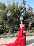 Hot contrast sexy beauty "Tutu" at ang kanyang mga girlfriends VIP group Xiuhe group wedding dress face oral sex, magandang sexy wedding bride super contrast full version welfare ①
