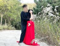Hot contrast sexy beauty "Tutu" at ang kanyang mga girlfriends VIP group Xiuhe group wedding dress face oral sex, magandang sexy wedding bride super contrast full version welfare ①