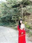Hot contrast sexy beauty "Tutu" at ang kanyang mga girlfriends VIP group Xiuhe group wedding dress face oral sex, magandang sexy wedding bride super contrast full version welfare ①
