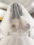 Hot contrast sexy beauty "Tutu" at ang kanyang mga girlfriends VIP group Xiuhe group wedding dress face oral sex, magandang sexy wedding bride super contrast full version welfare ①