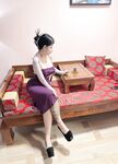 Hot contrast sexy beauty "Tutu" at ang kanyang mga girlfriends VIP group Xiuhe group wedding dress face oral sex, magandang sexy wedding bride super contrast full version welfare ①