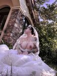 Hot contrast sexy beauty "Tutu" at ang kanyang mga girlfriends VIP group Xiuhe group wedding dress face oral sex, magandang sexy wedding bride super contrast full version welfare ①