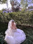Hot contrast sexy beauty "Tutu" at ang kanyang mga girlfriends VIP group Xiuhe group wedding dress face oral sex, magandang sexy wedding bride super contrast full version welfare ①