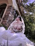 Hot contrast sexy beauty "Tutu" at ang kanyang mga girlfriends VIP group Xiuhe group wedding dress face oral sex, magandang sexy wedding bride super contrast full version welfare ①