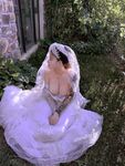 Hot contrast sexy beauty "Tutu" at ang kanyang mga girlfriends VIP group Xiuhe group wedding dress face oral sex, magandang sexy wedding bride super contrast full version welfare ①