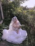 Hot contrast sexy beauty "Tutu" at ang kanyang mga girlfriends VIP group Xiuhe group wedding dress face oral sex, magandang sexy wedding bride super contrast full version welfare ①
