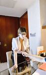Hot contrast sexy beauty "Tutu" at ang kanyang mga girlfriends VIP group Xiuhe group wedding dress face oral sex, magandang sexy wedding bride super contrast full version welfare ①
