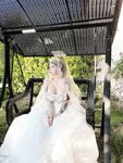 Hot contrast sexy beauty "Tutu" at ang kanyang mga girlfriends VIP group Xiuhe group wedding dress face oral sex, magandang sexy wedding bride super contrast full version welfare ①
