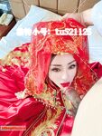Hot contrast sexy beauty "Tutu" at ang kanyang mga girlfriends VIP group Xiuhe group wedding dress face oral sex, magandang sexy wedding bride super contrast full version welfare ①