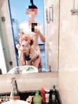 Hot contrast sexy beauty "Tutu" at ang kanyang mga girlfriends VIP group Xiuhe group wedding dress face oral sex, magandang sexy wedding bride super contrast full version welfare ①