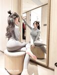 Hot contrast sexy beauty "Tutu" at ang kanyang mga girlfriends VIP group Xiuhe group wedding dress face oral sex, magandang sexy wedding bride super contrast full version welfare ①