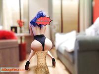 Hot contrast sexy beauty "Tutu" at ang kanyang mga girlfriends VIP group Xiuhe group wedding dress face oral sex, magandang sexy wedding bride super contrast full version welfare ①