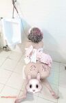Hot contrast sexy beauty "Tutu" at ang kanyang mga girlfriends VIP group Xiuhe group wedding dress face oral sex, magandang sexy wedding bride super contrast full version welfare ①