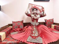 Hot contrast sexy beauty "Tutu" at ang kanyang mga girlfriends VIP group Xiuhe group wedding dress face oral sex, magandang sexy wedding bride super contrast full version welfare ①