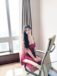 Hot contrast sexy beauty "Tutu" at ang kanyang mga girlfriends VIP group Xiuhe group wedding dress face oral sex, magandang sexy wedding bride super contrast full version welfare ①