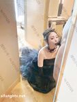 Hot contrast sexy beauty "Tutu" at ang kanyang mga girlfriends VIP group Xiuhe group wedding dress face oral sex, magandang sexy wedding bride super contrast full version welfare ②